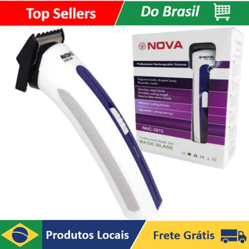 Máquina de Corte e Aparador de Barba Portátil